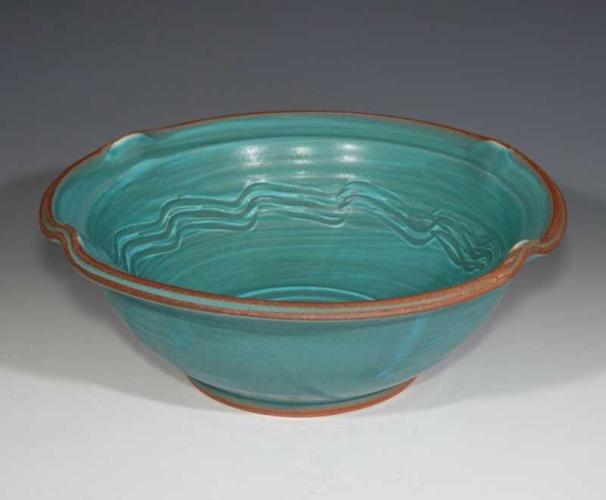 Aegean Green Bowl by Kathy Kearns
