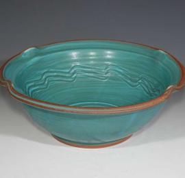 Aegean Green Bowl by Kathy Kearns