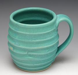 Ringware Mug, Seafoam by Kathy Kearns