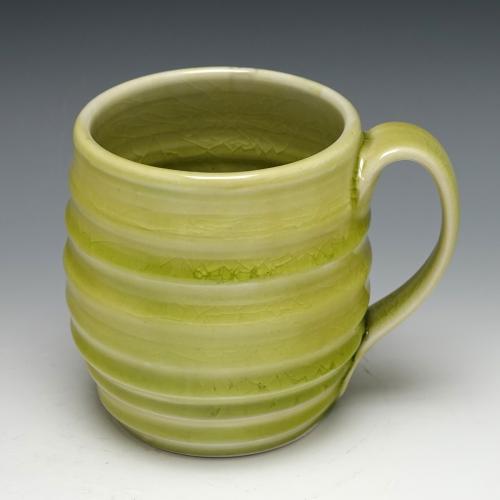 Ringware Mug, Lime by Kathy Kearns