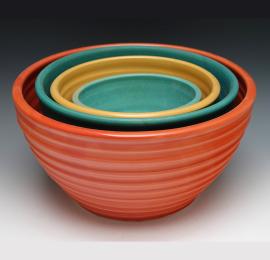Set of 4 Nesting Bowls by Kathy Kearns