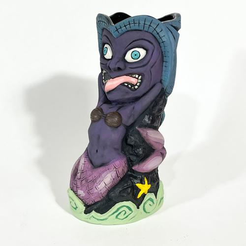 Masked Mermaid Mug: Purple by Chris Shima