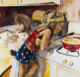 Wonder Woman is Making my Lunch by Christine Ferrouge
