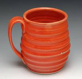 Ringware Mug, Persimmon by Kathy Kearns