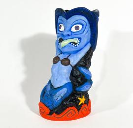 Masked Mermaid Mug: Blue by Chris Shima