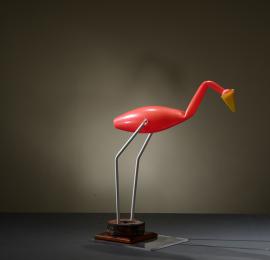 Flamingo in Four Elements by Jerry Barrish