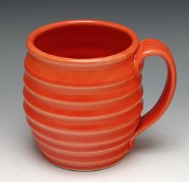 Ringware Mug, Persimmon by Kathy Kearns